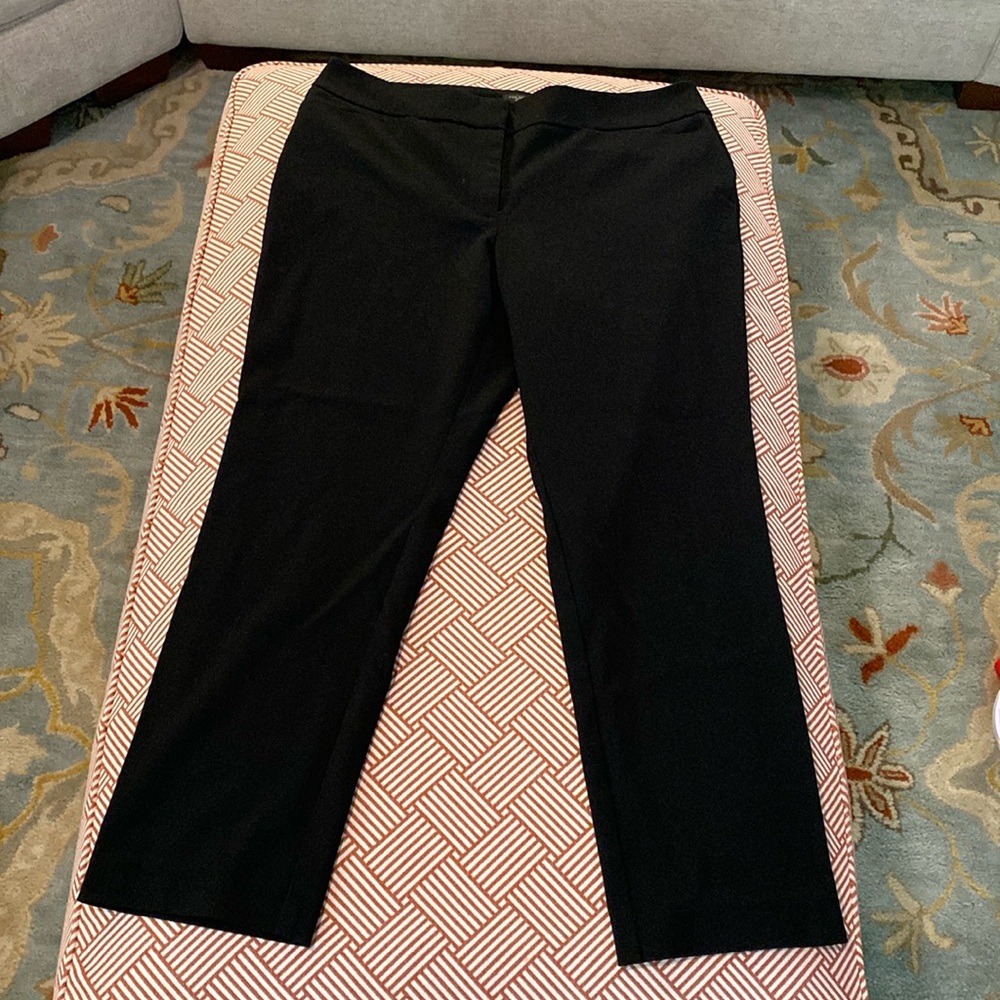 Ann Taylor Factory Petite 12P black trousers